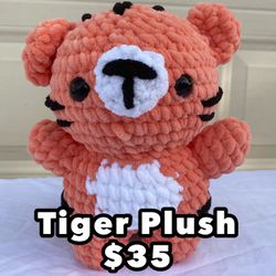 Crochet Tiger Plushie