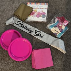 Girls/Woman party decor