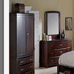 Armoire/TV Stand/Drawers Combo