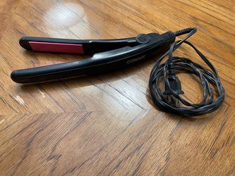 Conair 3/4" Ceramic Hair Straightener Flat Iron Dual Voltage - Model CS4VCSR