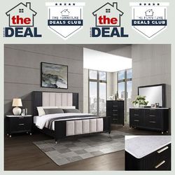4-PIECE BEDROOM SET: IN-STOCK CLEARANCE