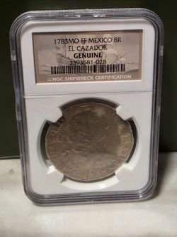 1783 Mexico 8 Reales El Cazador