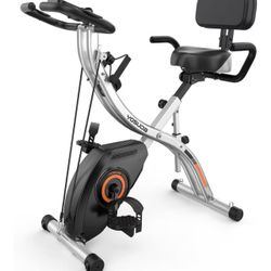 YOSUDA Folding Exercise Bike - Foldable Stationary Bike for Home Gym Workout