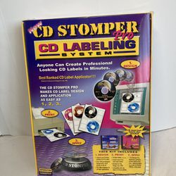 CD Stomper Pro CD Labelling System Design Print Apply CD 