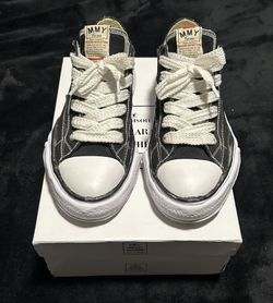 Maison Mihara Yasuhiro Peterson OG Sole Canvas Low Black With box/ Worn Sizel EU 42