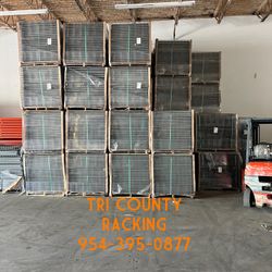 Brand New 42”x46” Wire Decks Made In USA Pallet Racks Beams Uprights Wire Decks Export Forklifts Install Delivery 