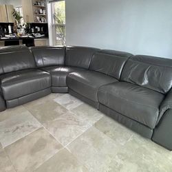 Leather Sofa Sectional Reclining . Price Including Delivery 