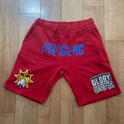 Glo Gang Red Shorts