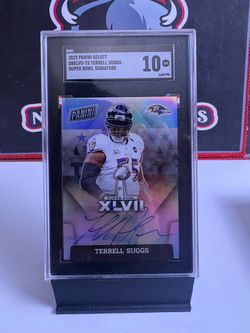 2022 Panini Select #SBXLVII-TS Terrell Suggs Super Bowl Signature