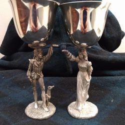 Pewter Lover's Cups