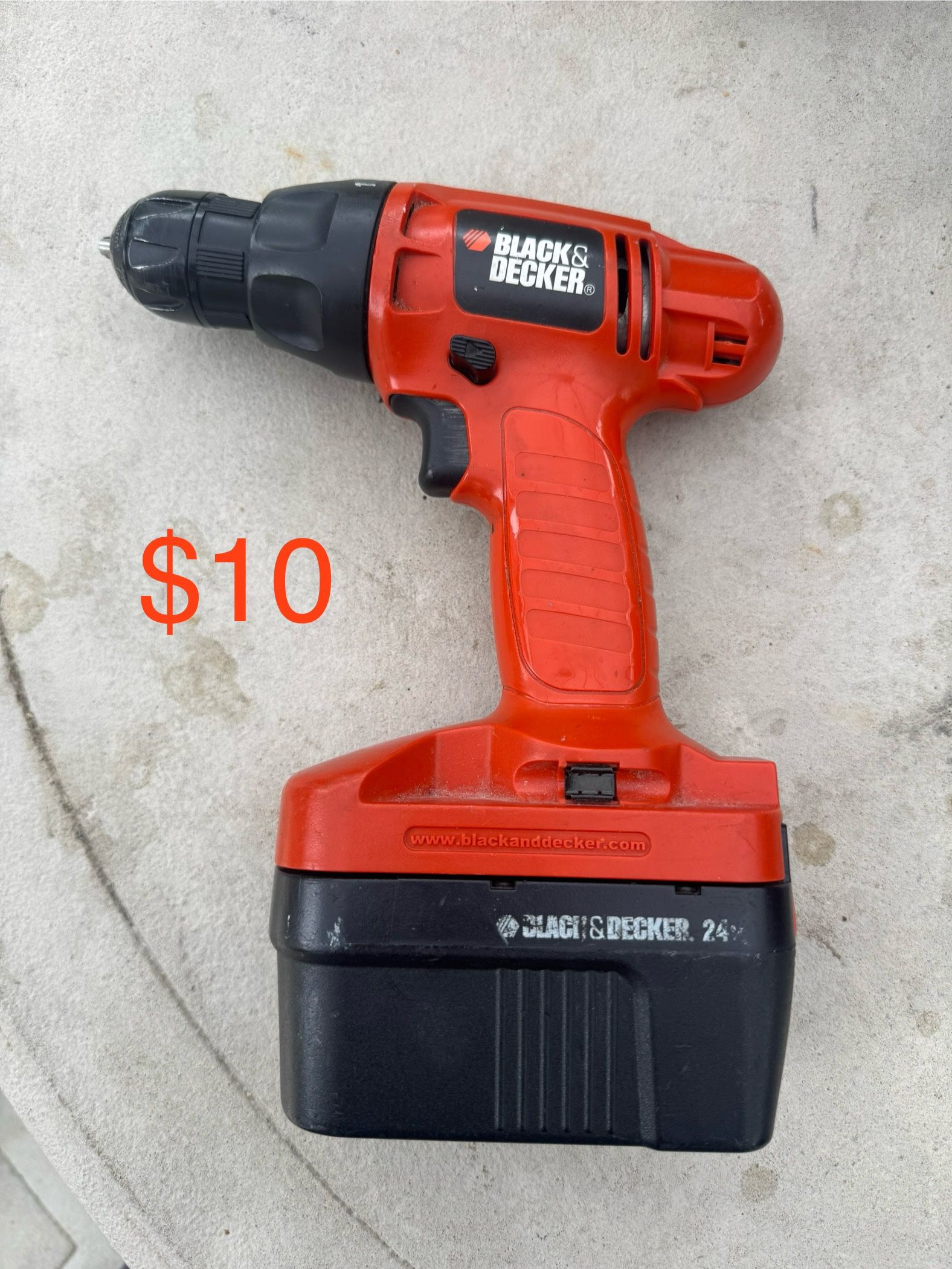 Black Decker Drill Cordless+ Battery