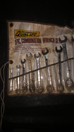 Quality 9 Piece Combination Wrench Set