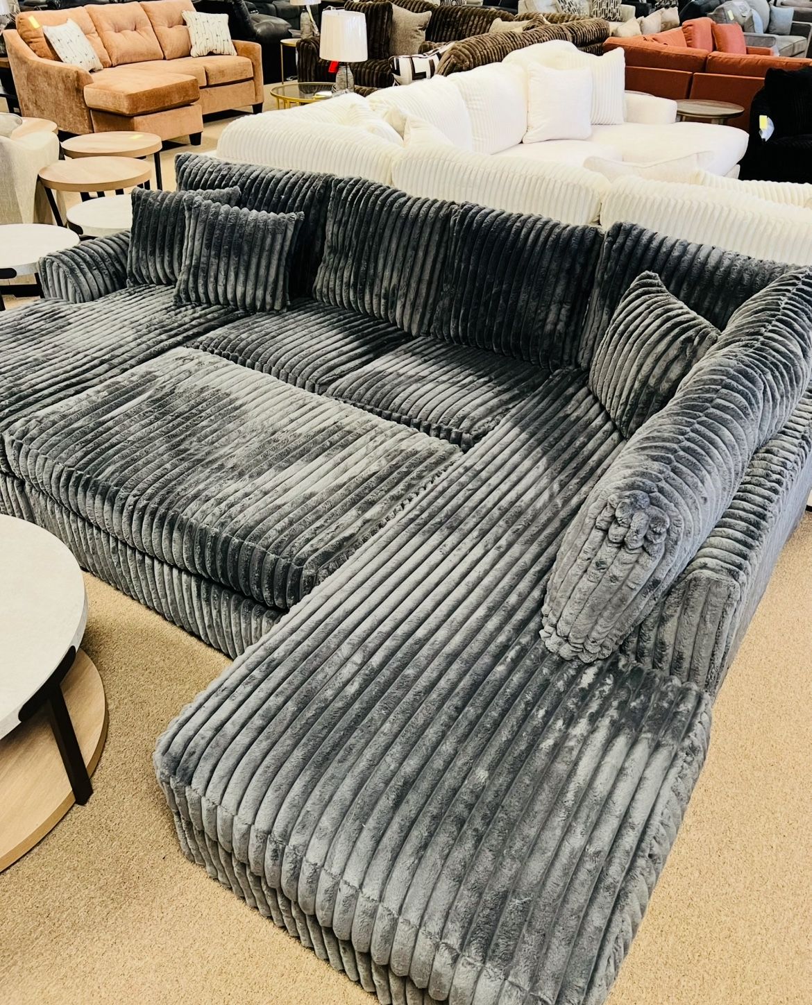 Double Chaise Stunning Sectional!