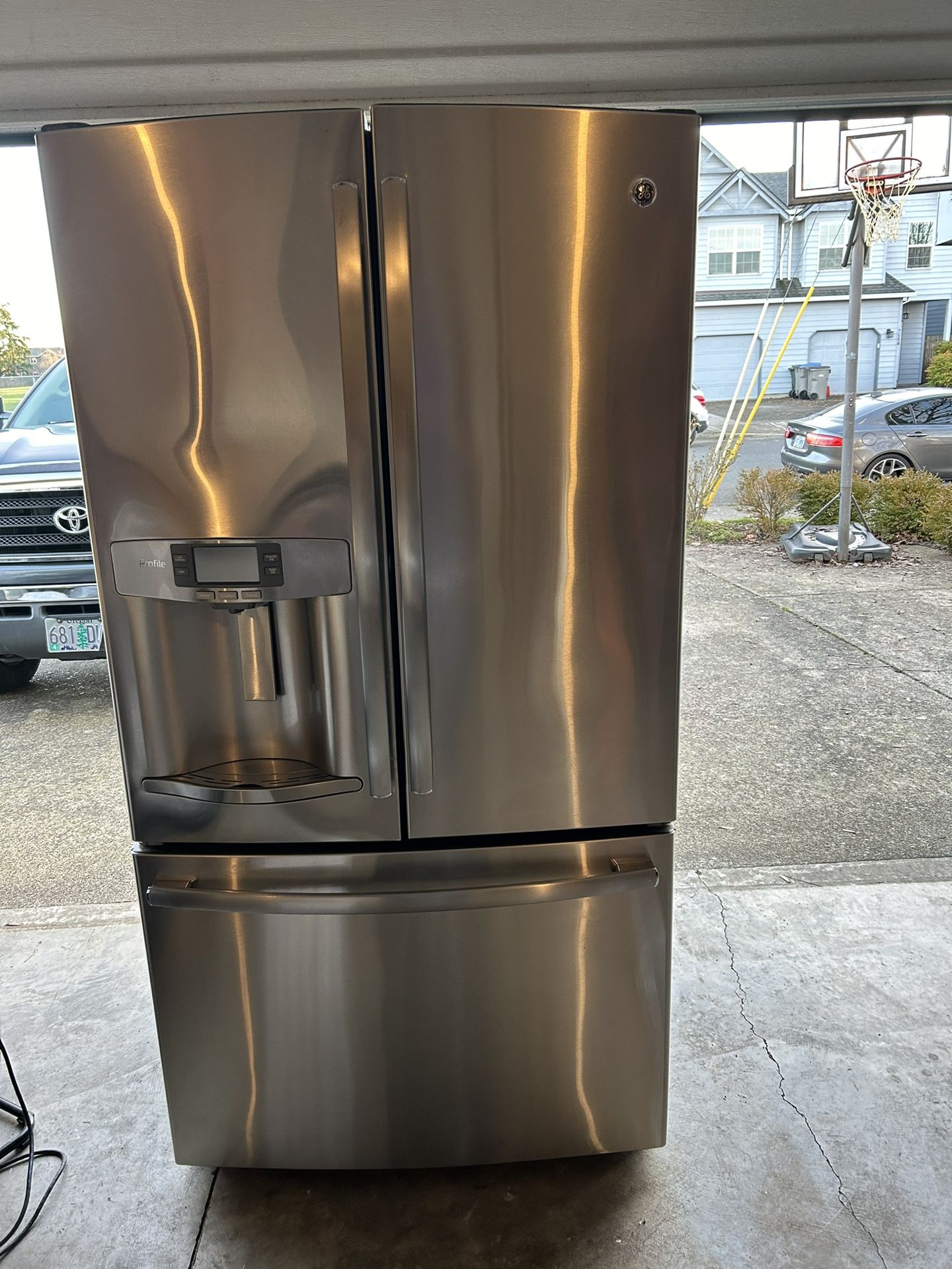 Silver Refrigerator