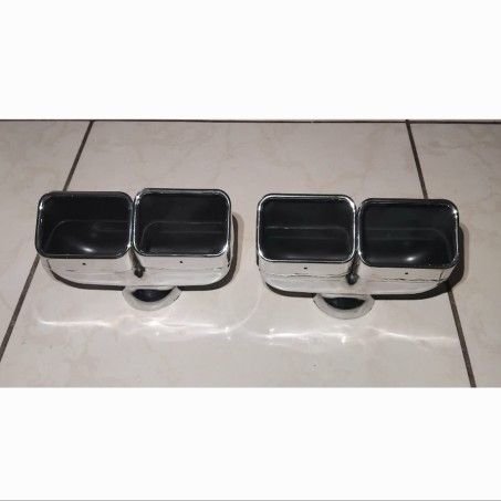 Square Quad Exhaust Tips For Dodge Challenger