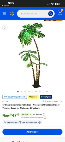 Palm Decoration Led