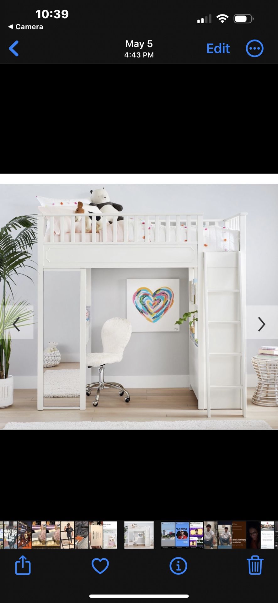 Pottery Barn Loft Bed Full for Sale in North Miami, FL OfferUp