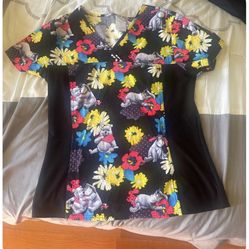 Disney Scrub  Winnie The Pooh 