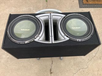 12 inch Rockford Subwoofer with Ported Box