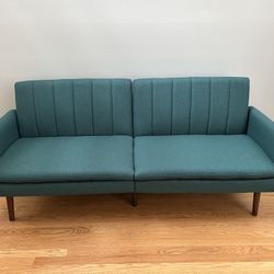 Sofa Sleeper (LIKE NEW) Novogratz Brittany 81.5" Round Arm Convertible
