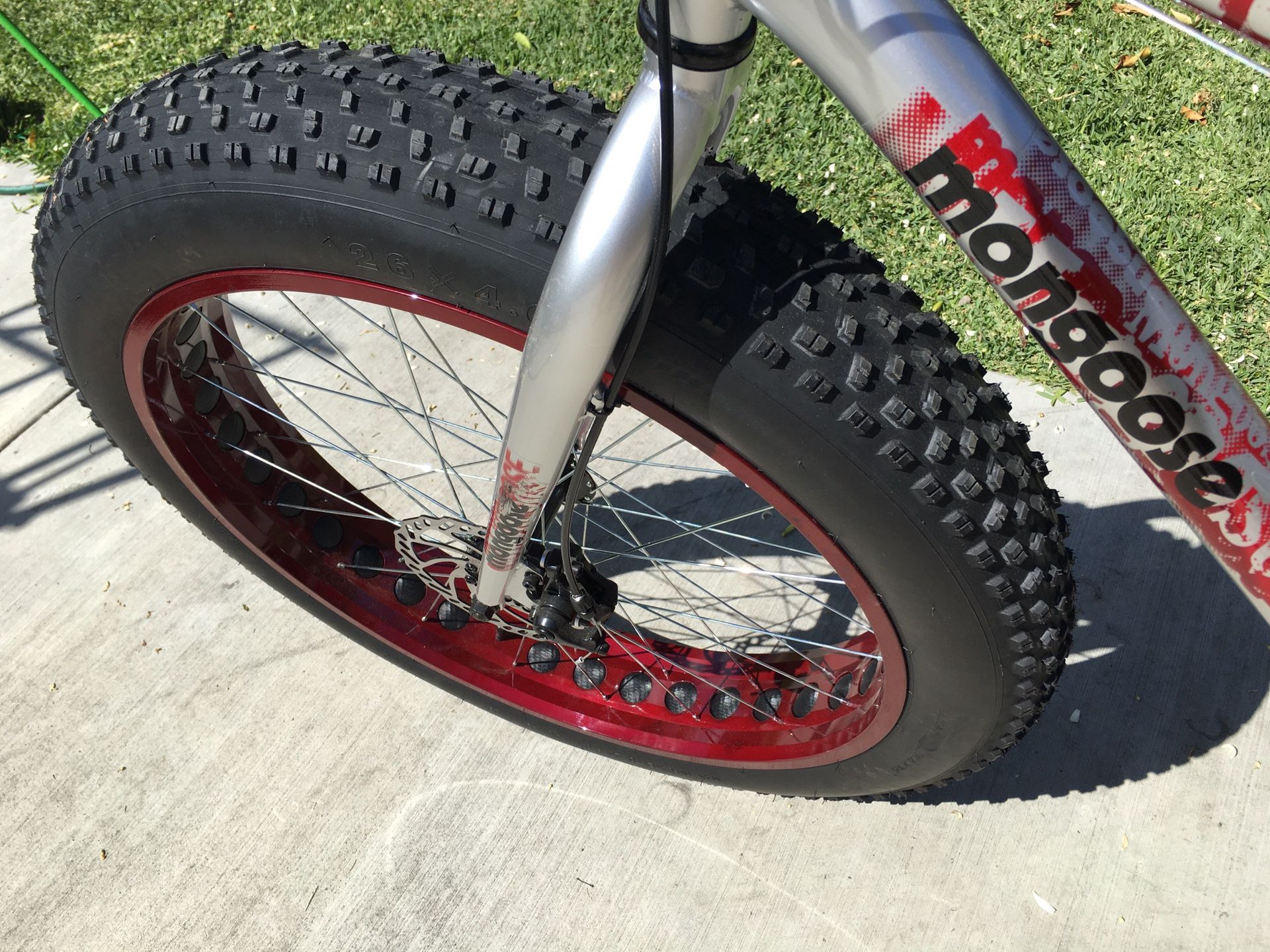 Mongoose men's malus 26 in fat tire bicycle deals