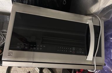Over the range Kenmore elite microwave