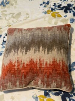 Like new 16x16 decorative pillow
