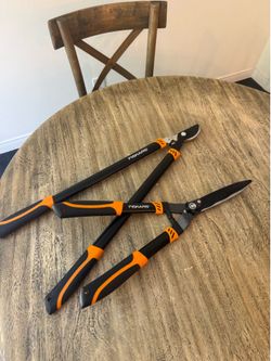 Fiskars Hedge Shears & Lopper Set – Garden Pruning Tools