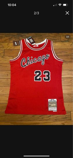 Red Chicago Michael Jordan rookie season jersey