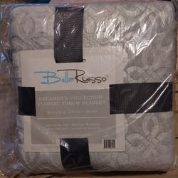 Belle Russo Dreamer's Collection Flannel Throw Blanket