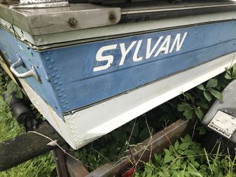 1968 Sylvan 17’6” V bottom all aluminum With Trailer