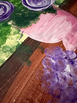 Flowers in a vase painting