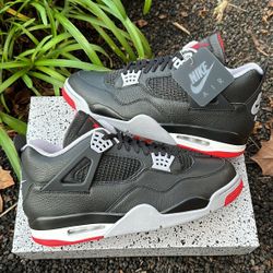 Air Jordan 4 Bred Men’s And GS Sizes 