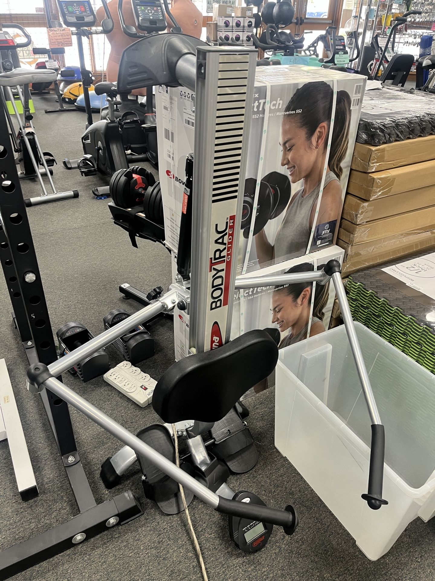 used Bodytrac Glider rower