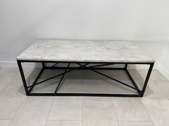 Faux Marble Coffee Table