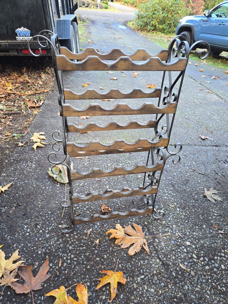 Folding Wine Rack