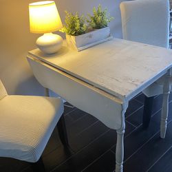 Shabby Chic Antique Drop Leaf Table