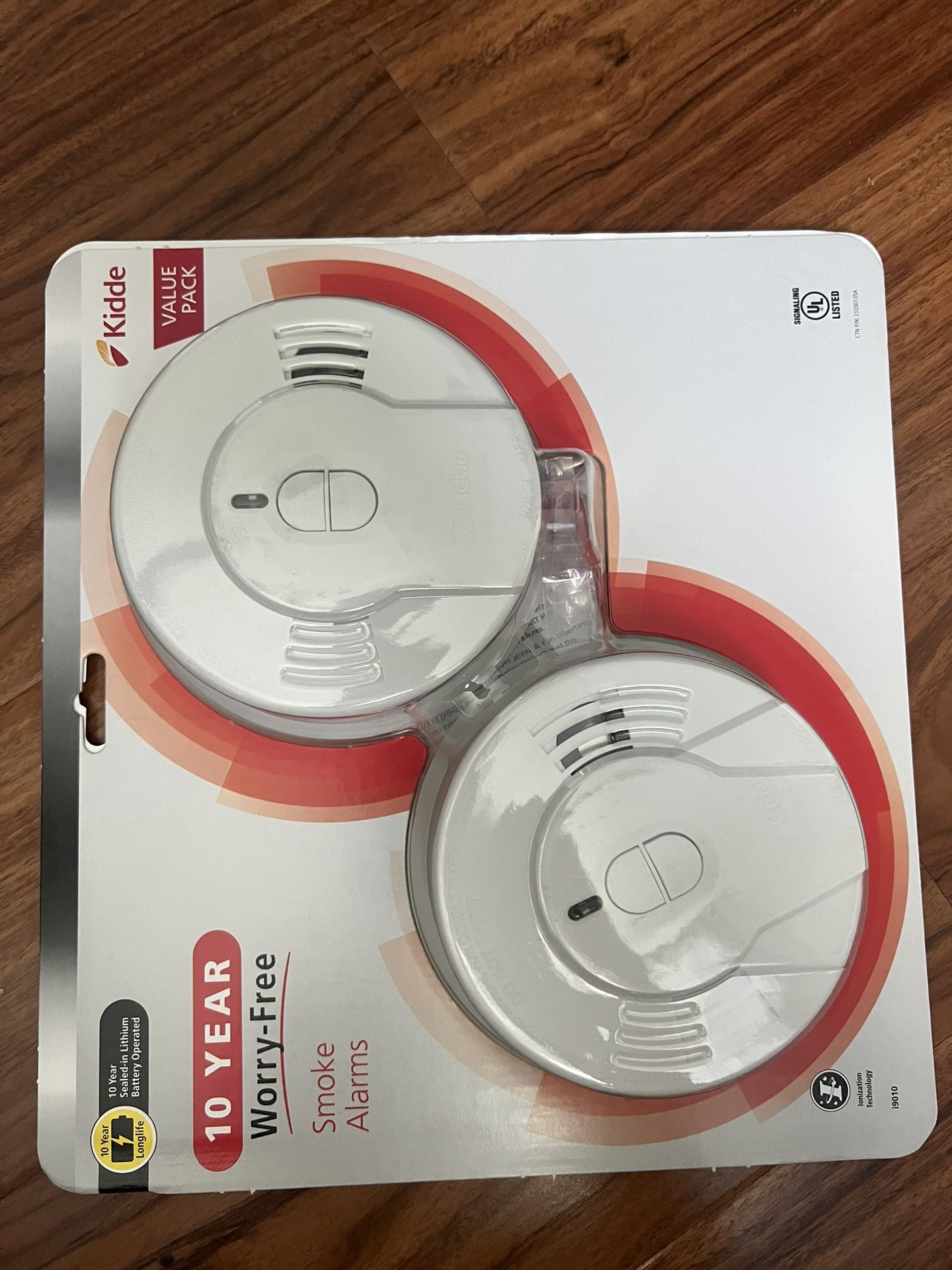 Smoke Alarm. Brand new . 2 in a pack. Have 10 packs. 