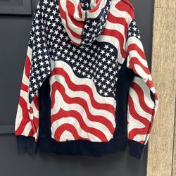 Supreme USA American Flag Hoodie (Size L)
