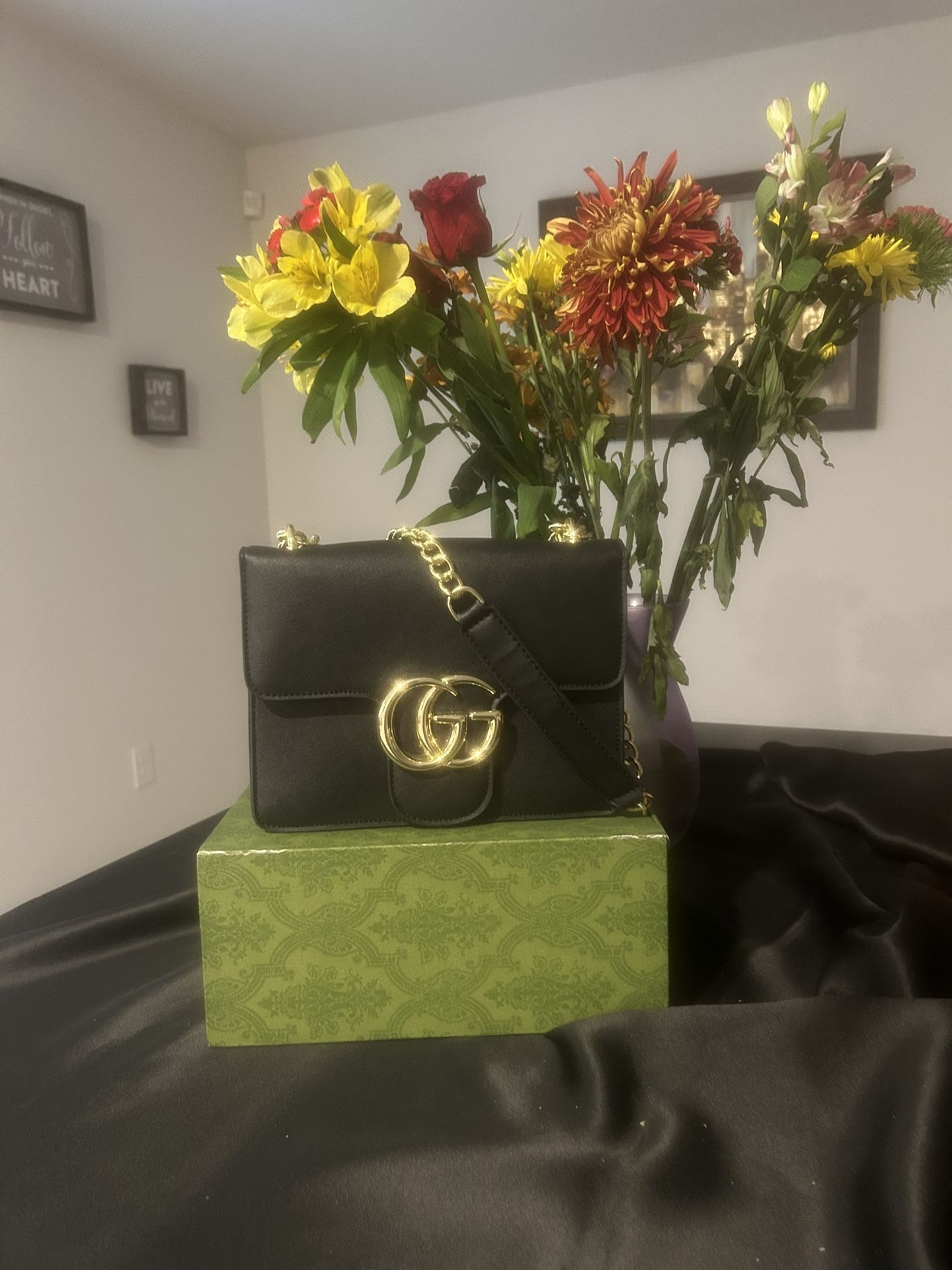 Small Black Leather Bag