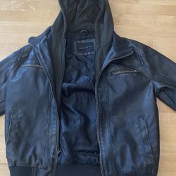 SEAN JOHN ~ Leathers Hooded Jacket