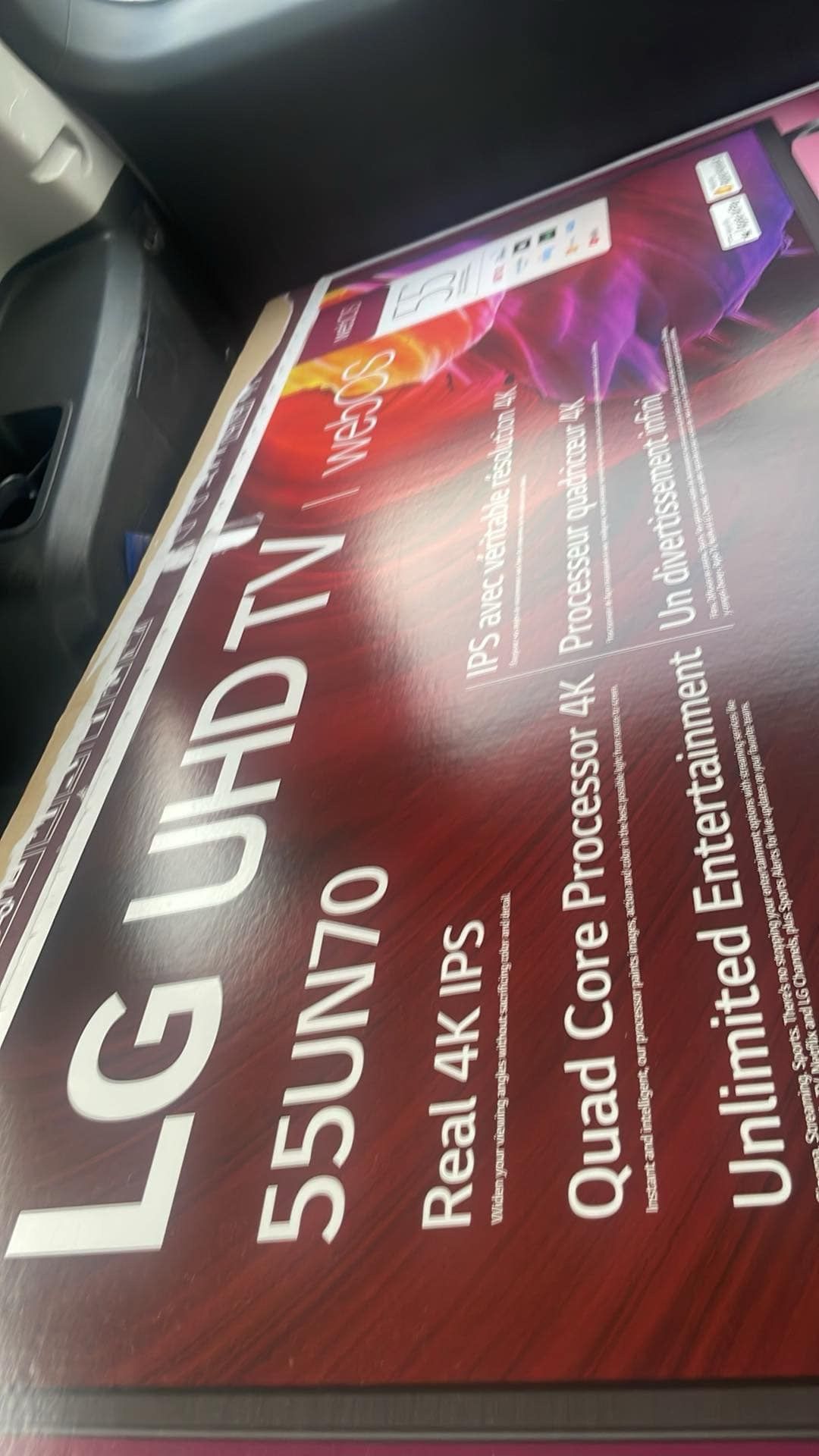 55” LG 4K SMART TV $265