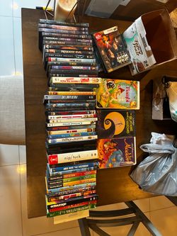 *Insane* DVD Collection (Separated by bundles) | Antique VHS Disney Classics For Sale View Description *PRICES LOWERED*