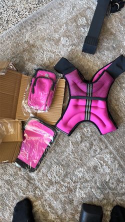 Women’s pink weight vest