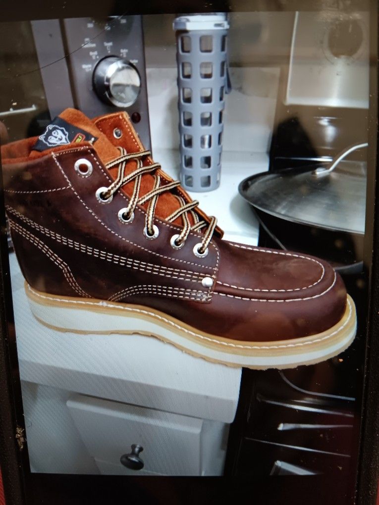 Botas de Trabajo de Piel//Leather Work Boots