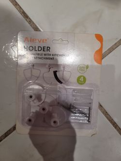 Kitchen aid mixer mixer attachments hanger