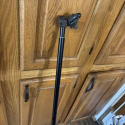 Bird curtain rod