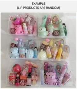 Lip + Blush Stain Bundle Balms Stains Gloss Party Favors Cute