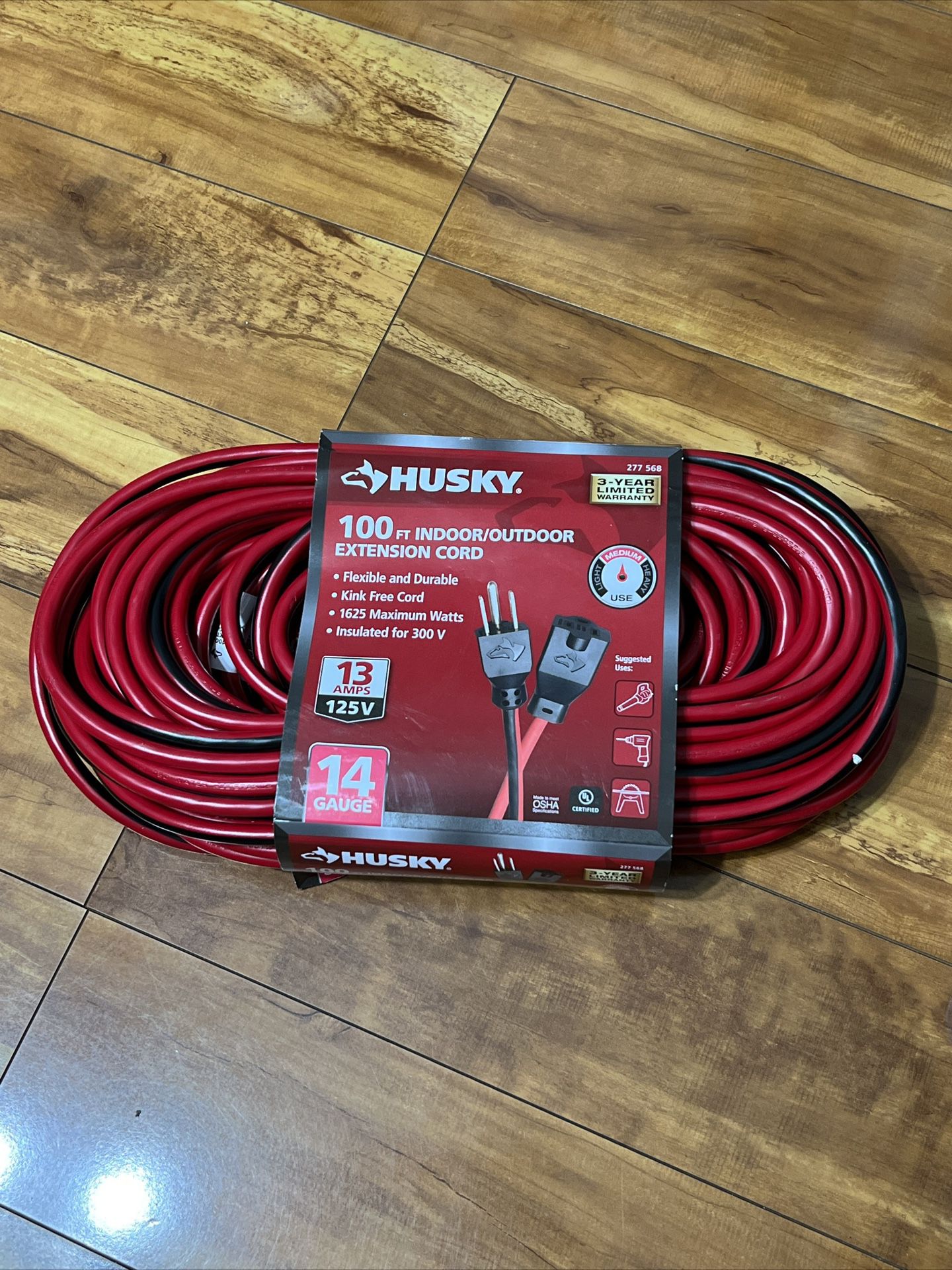 Husky 100ft Extension Cord for Sale in South Houston, TX - OfferUp