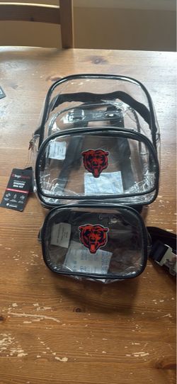 Chicago Bears Clear Stadium Bag Set (New)